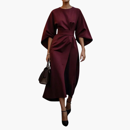 Gürtel Midikleid für Damen