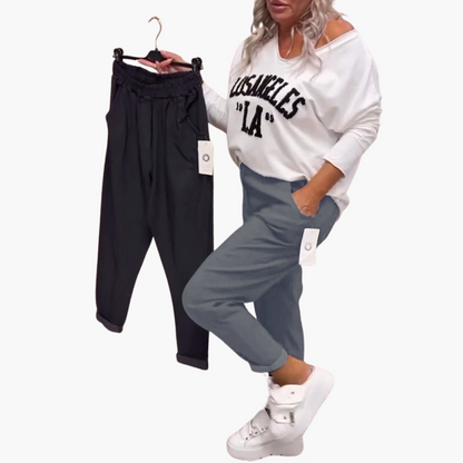 Schlank Geschnittene Freizeithose für Damen