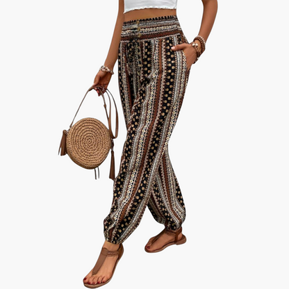 Ethno Muster Hose für Damen