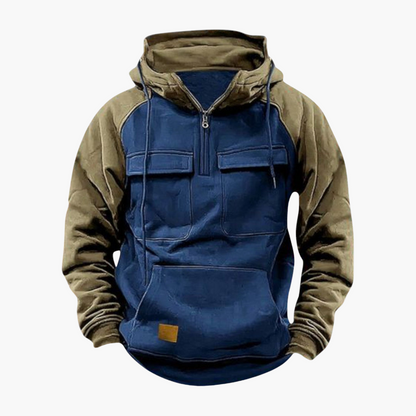 Halb-Zip Kapuzenpullover für Herren