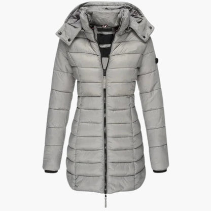 Daunenjacke mit Stehkragen für Damen