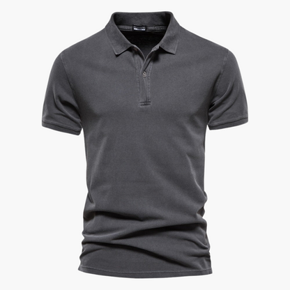 Schlankes Poloshirt mit Kragen für Herren