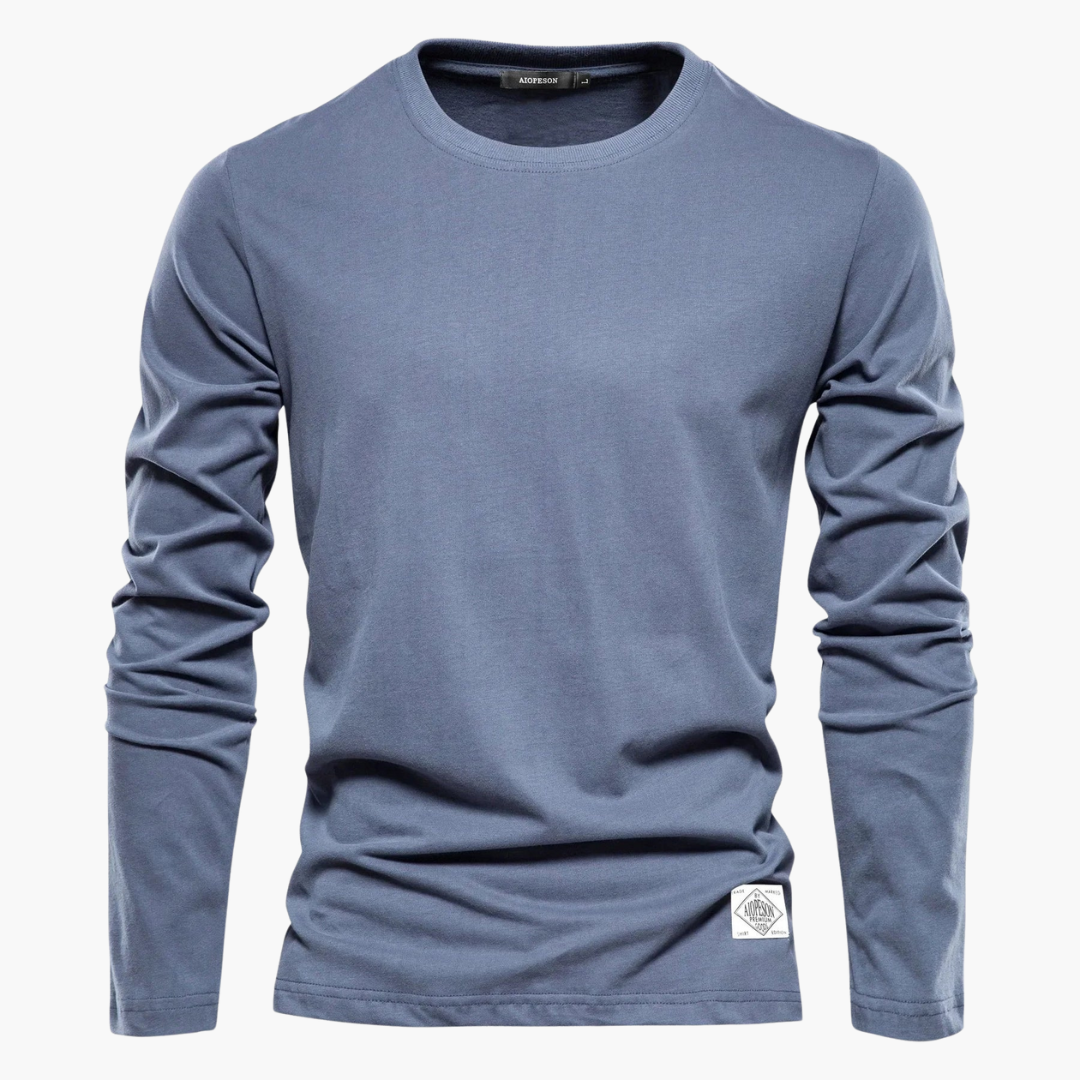 Elegantes Langarm-T-Shirt für Herren