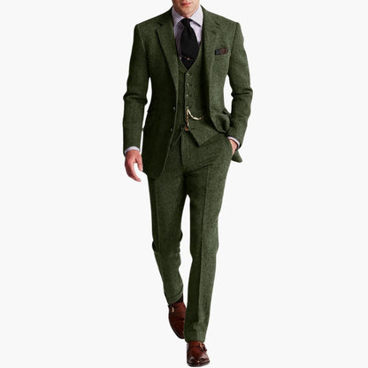 Slim Fit Anzug mit Weste für Herren