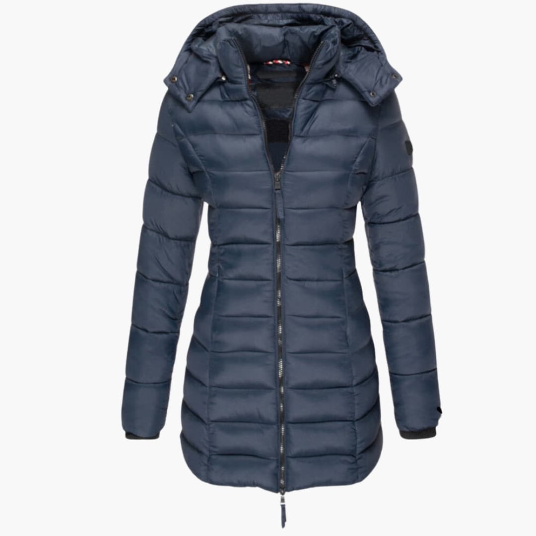 Gesteppt Gefütterte Kapuzenjacke für Damen