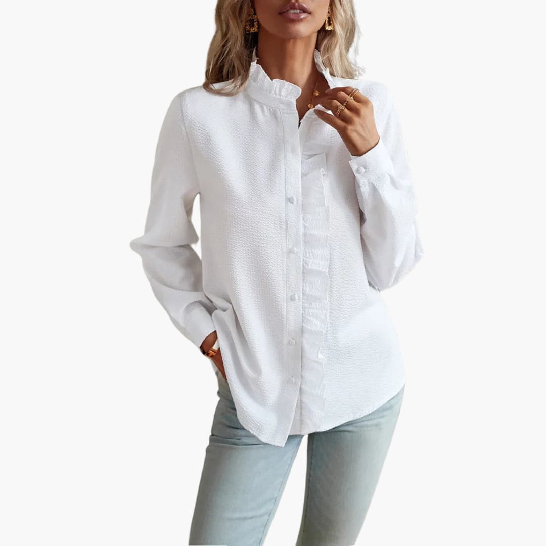 Strukturierte Bluse für Damen