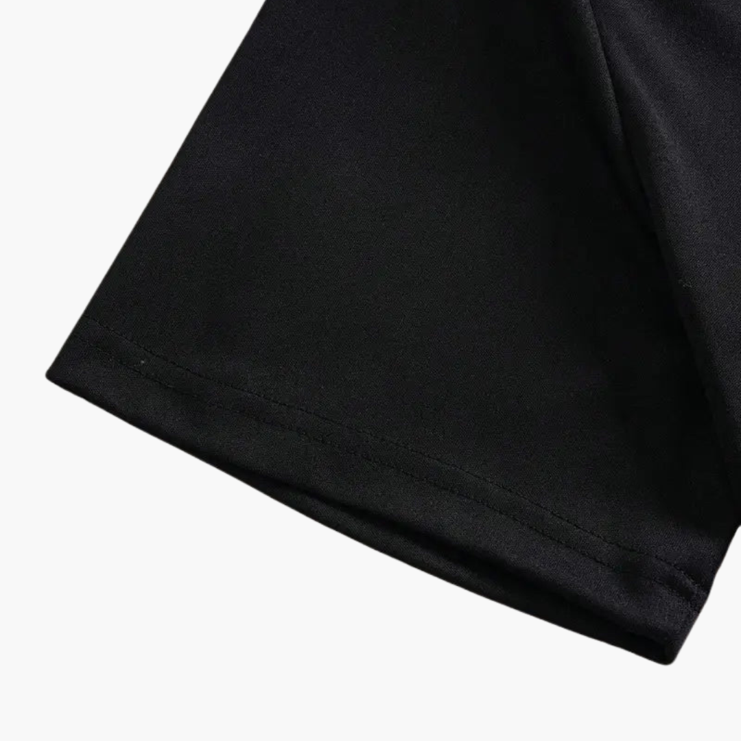 Glattes V-Ausschnitt T-Shirt für Herren