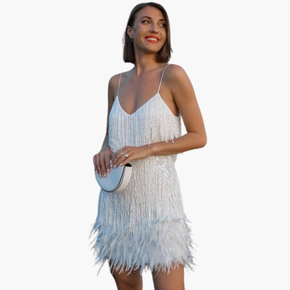 Pailletten Cocktailkleid für Damen