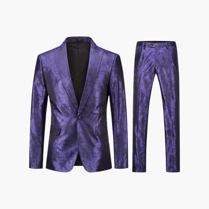 Slim Fit Anzug Zweiteilig für Herren