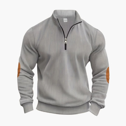 Klassischer Halbzip Strickpullover für Herren