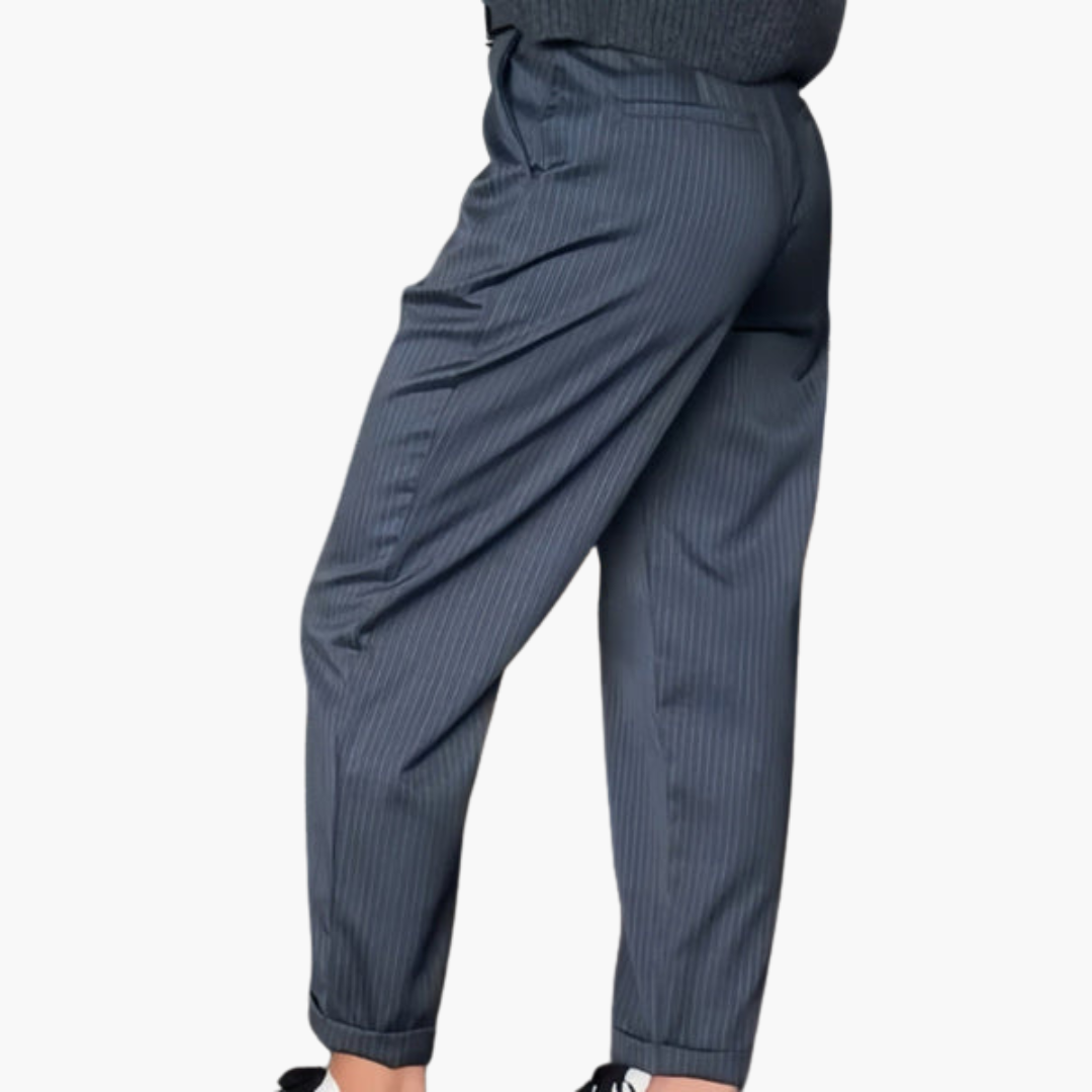 Gestreifte Stoffhose für Herren