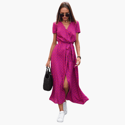 Wickelkleid Mit Taillierung für Damen