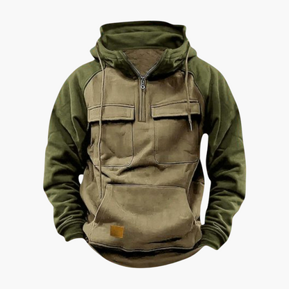 Halb-Zip Kapuzenpullover für Herren