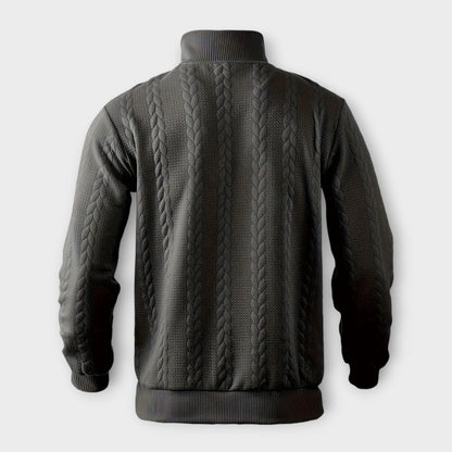 Vintage Halb-Zip Pullover für Herren