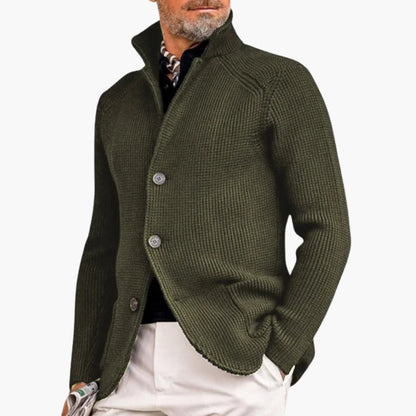 Feinstrick-Strickjacke für Herren