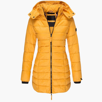Gesteppt Gefütterte Kapuzenjacke für Damen