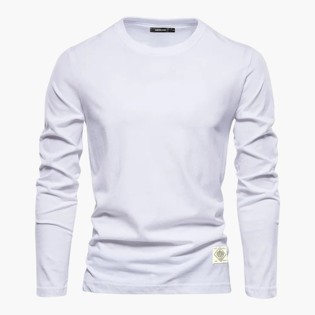 Elegantes Langarm-T-Shirt für Herren