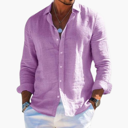 Slim Fit Langarmhemd für Herren