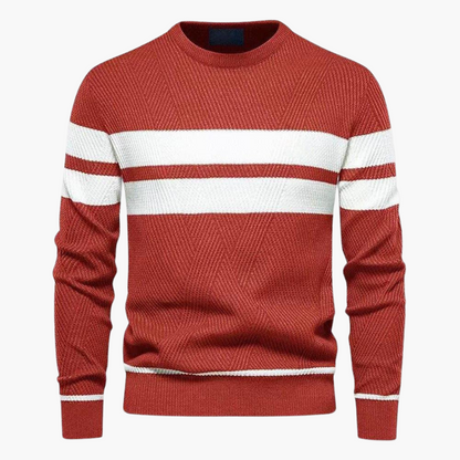 Bastian | Herrenpullover mit Streifen