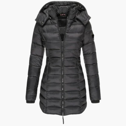 Daunenjacke mit Stehkragen für Damen