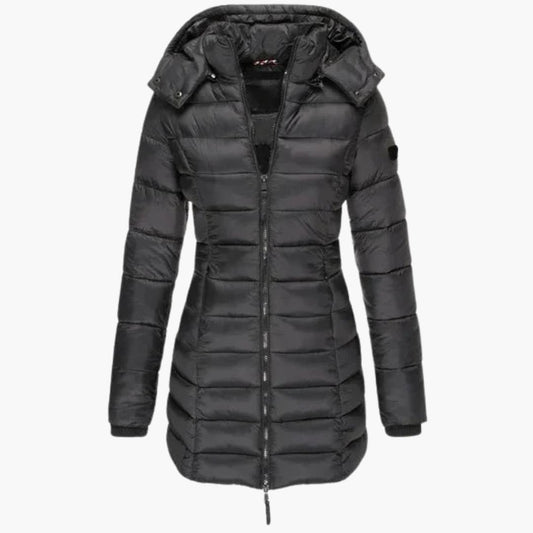 Daunenjacke mit Stehkragen für Damen