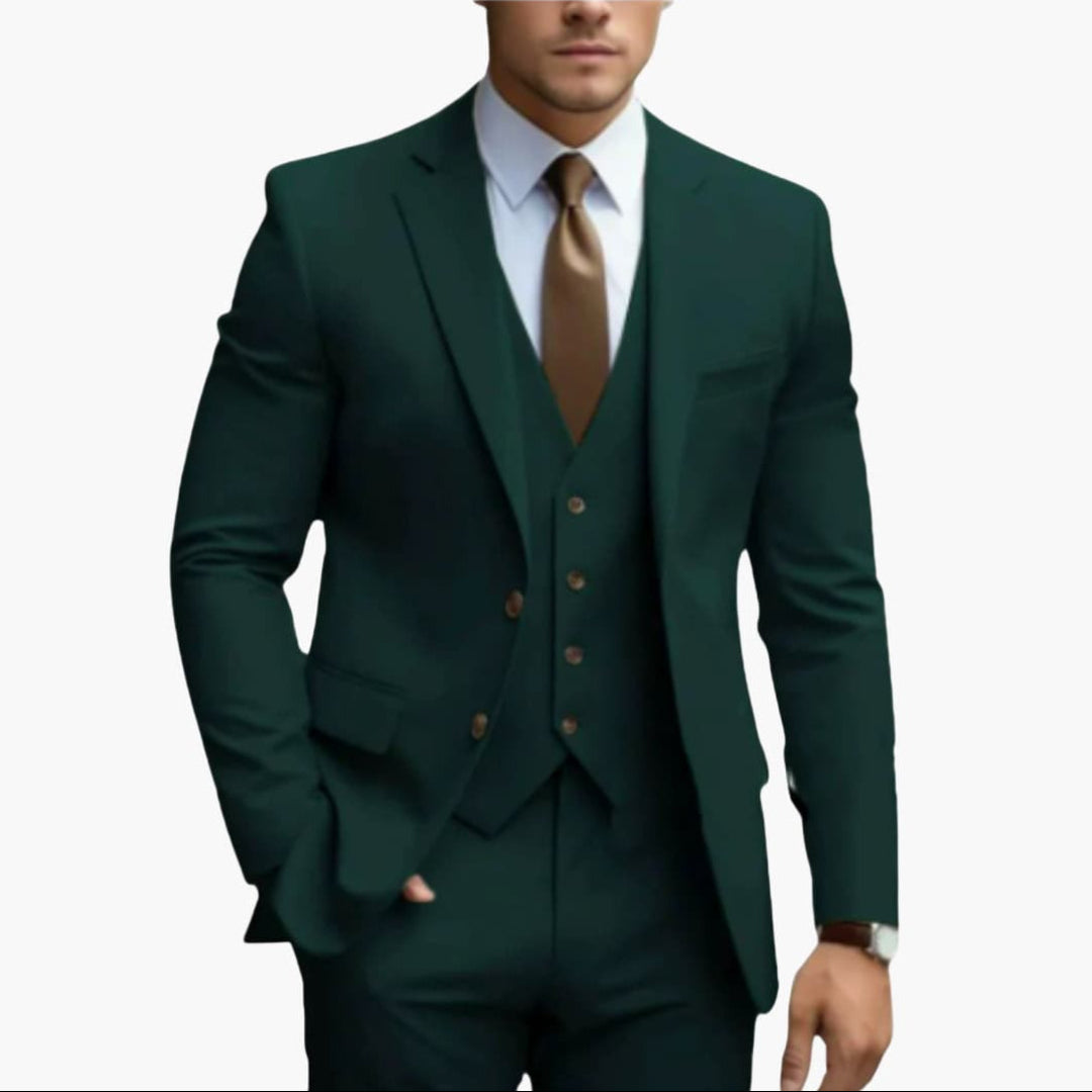 Eleganter Dreiteiler Anzug für Herren
