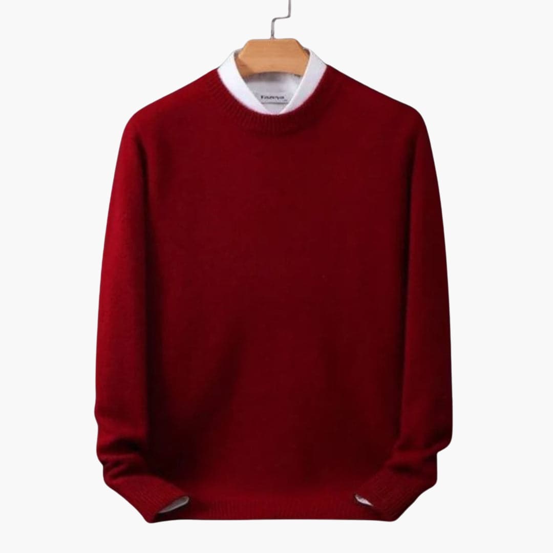 Geometrisch Gemusterter Pullover für Herren