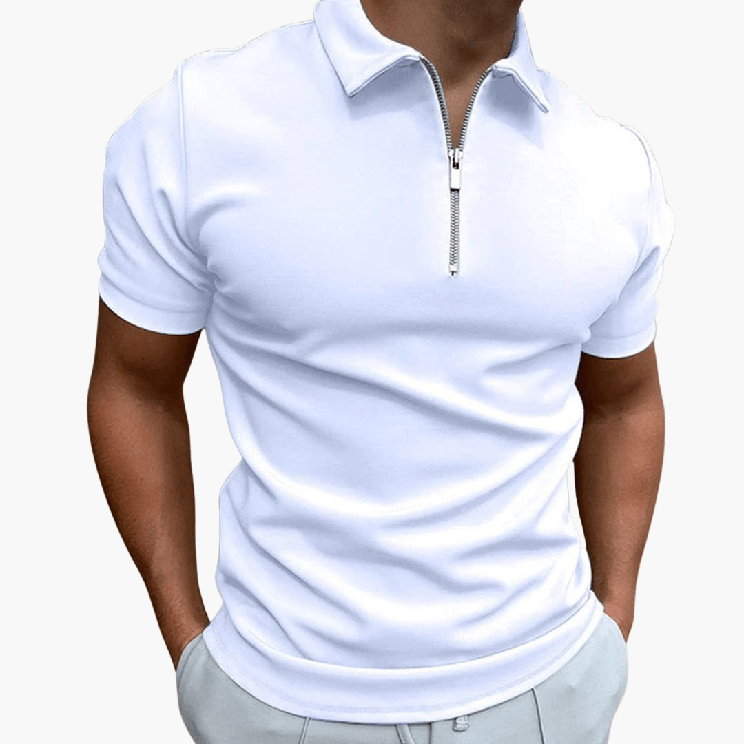 Zip Polohemd für Herren