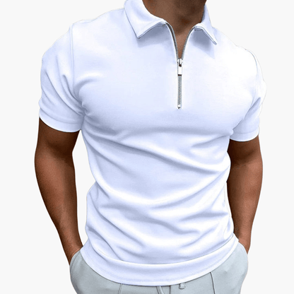 Zip Polohemd für Herren