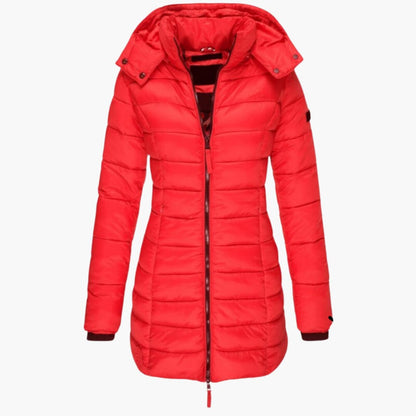 Gesteppt Gefütterte Kapuzenjacke für Damen