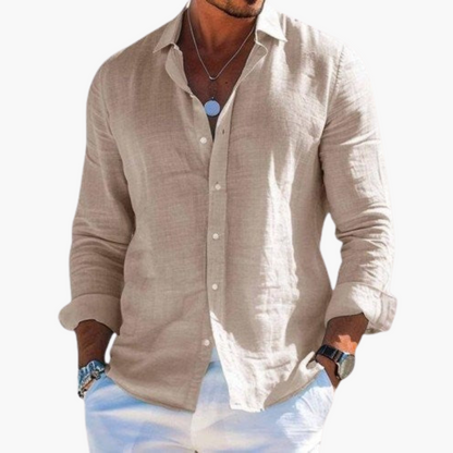 Slim Fit Langarmhemd für Herren