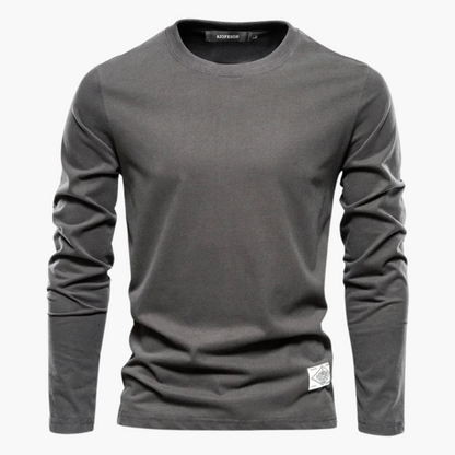 Elegantes Langarm-T-Shirt für Herren