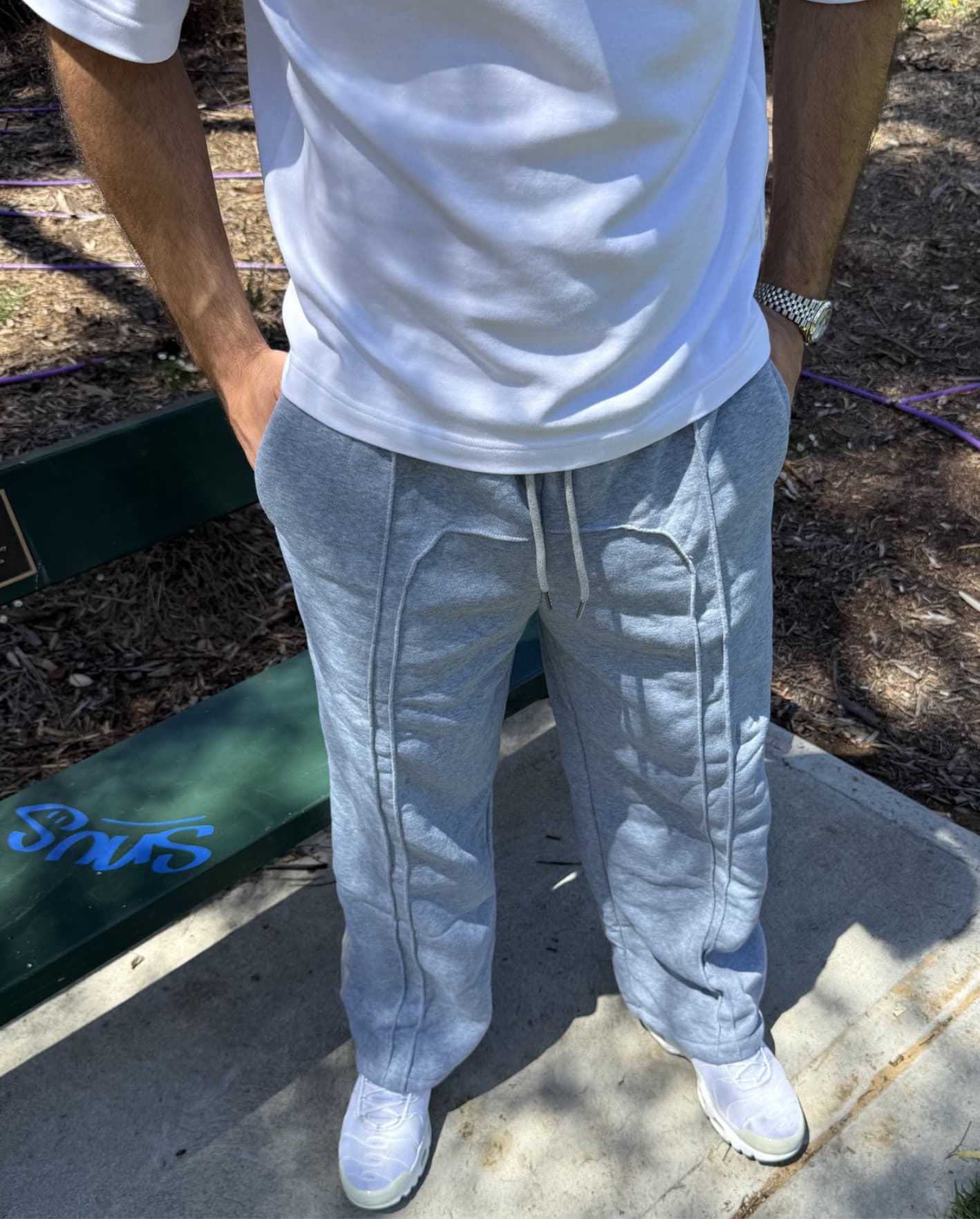 Retro Splicing Sweatpants für Herren