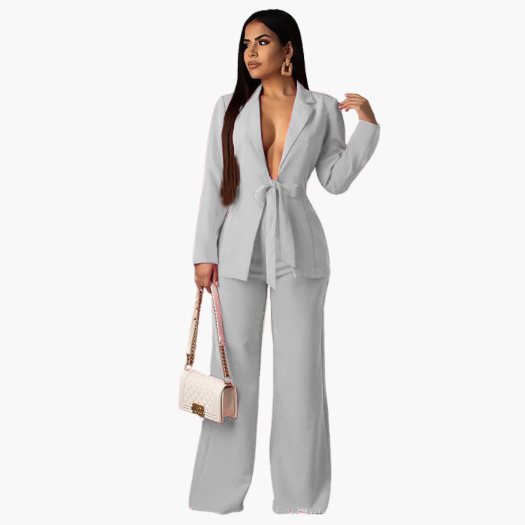 Blazer Hose Zweiteiler für Damen