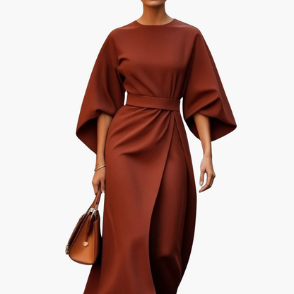 Gürtel Midikleid für Damen