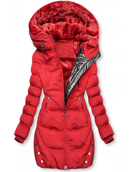 Gesteppt Gefütterte Winterjacke für Damen