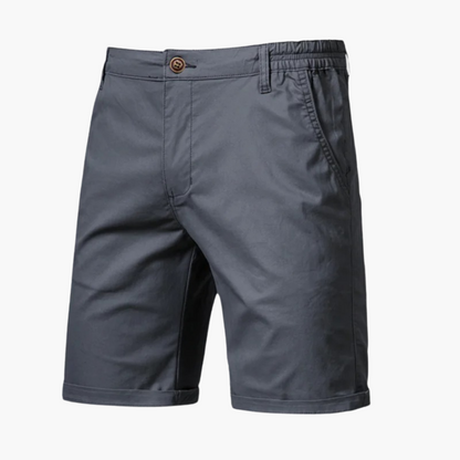 Bundfalten Shorts mit Umschlag für Herren