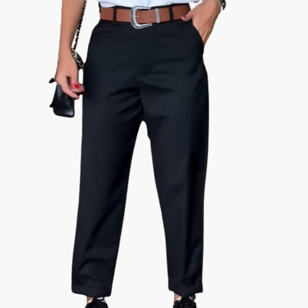Gestreifte Stoffhose für Herren
