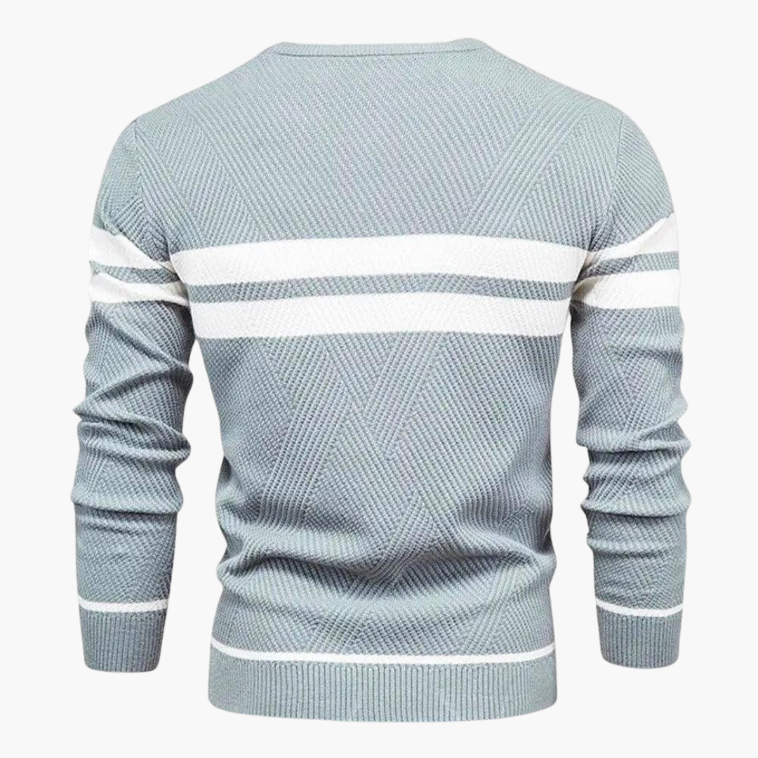 Bastian | Herrenpullover mit Streifen