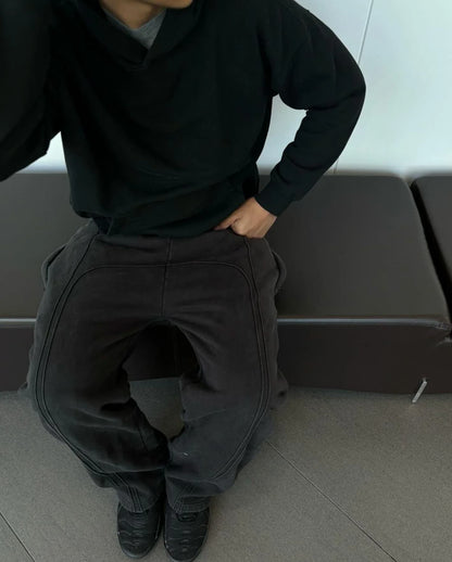 Retro Splicing Sweatpants für Herren