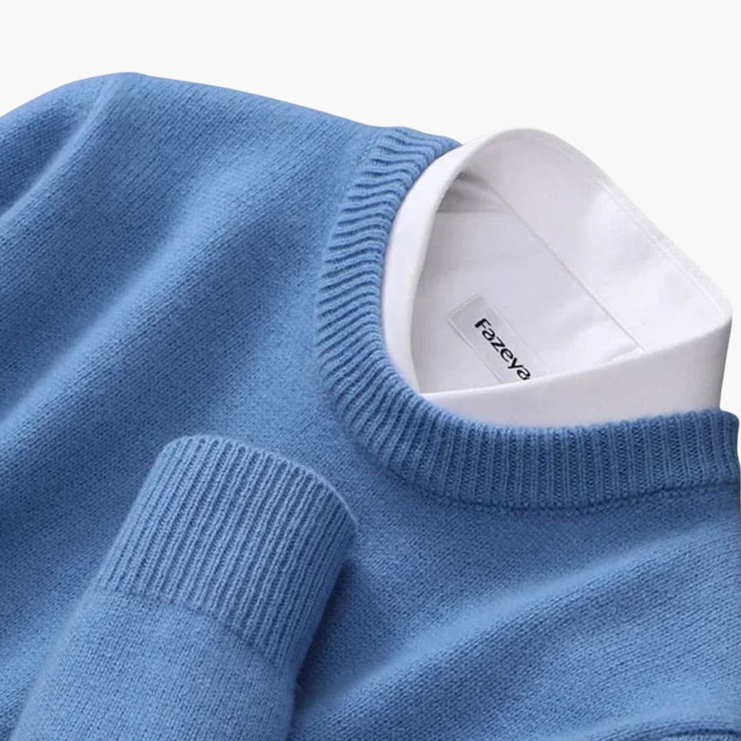 Geometrisch Gemusterter Pullover für Herren
