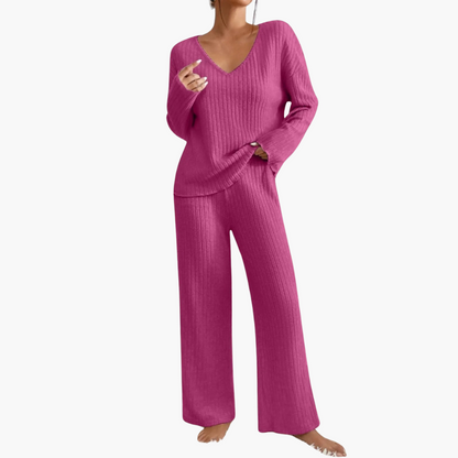 Zweiteiliges Strickset für Damen