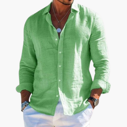 Slim Fit Langarmhemd für Herren