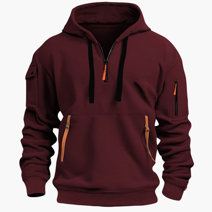 Herren-Kapuzenpullover mit Kordelzug