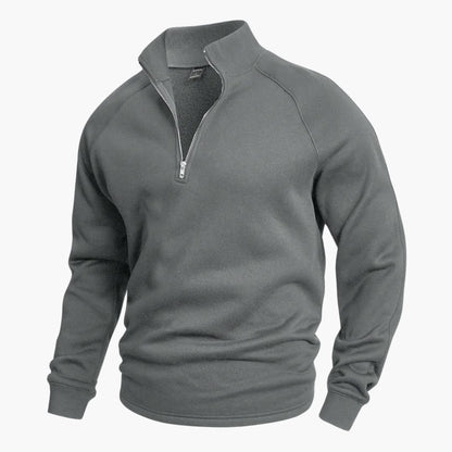 Stylischer Halfzip Strickpullover für Herren