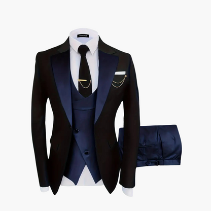 Slim Fit Anzug mit Weste für Herren