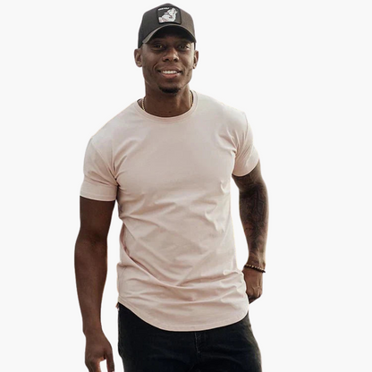Slim Fit T-Shirt mit Saum für Herren