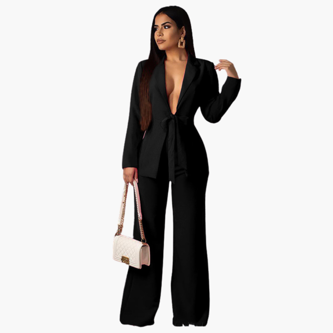 Blazer Hose Zweiteiler für Damen