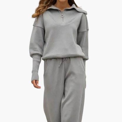 Minimalistisches Set mit Hose für Damen