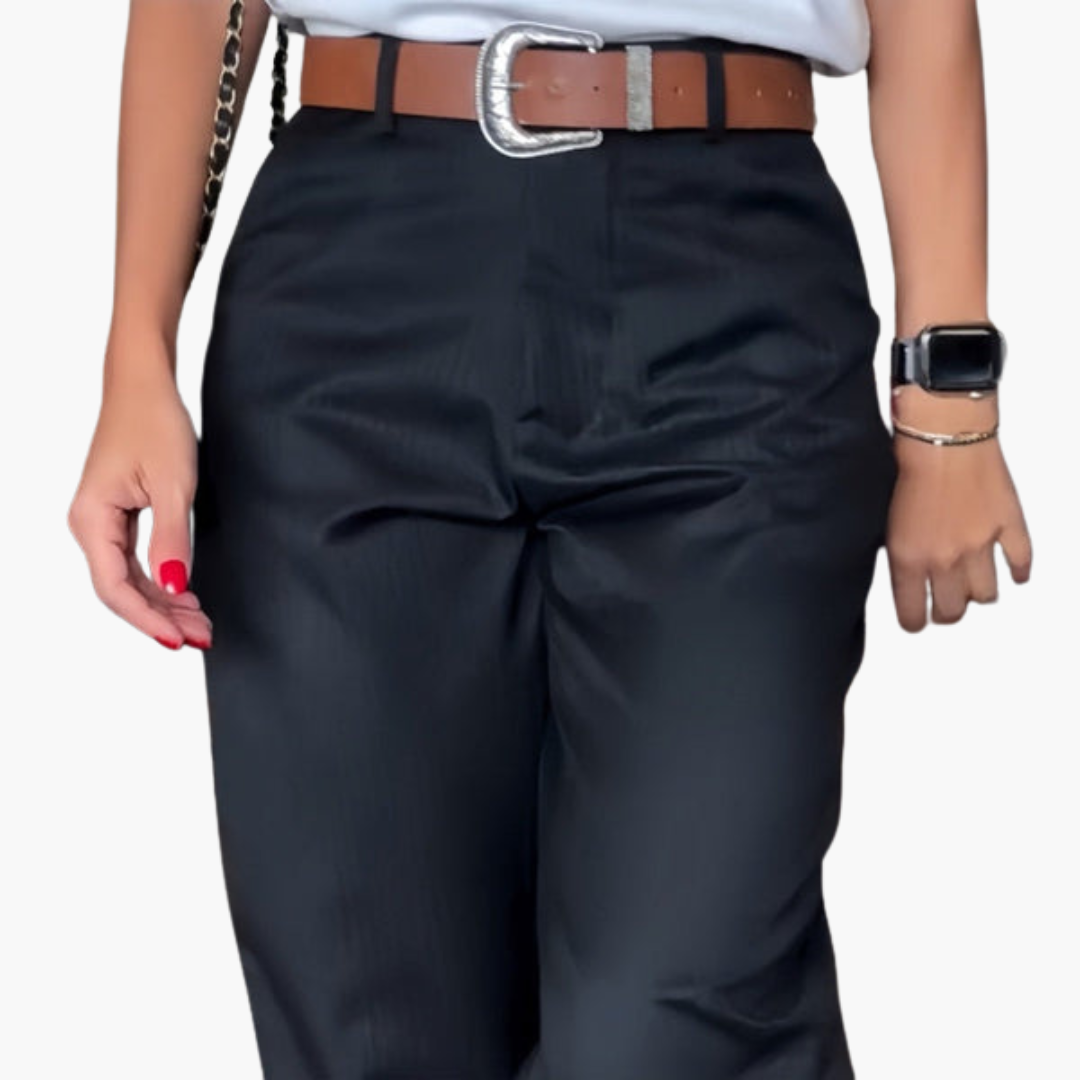 Gestreifte Stoffhose für Herren